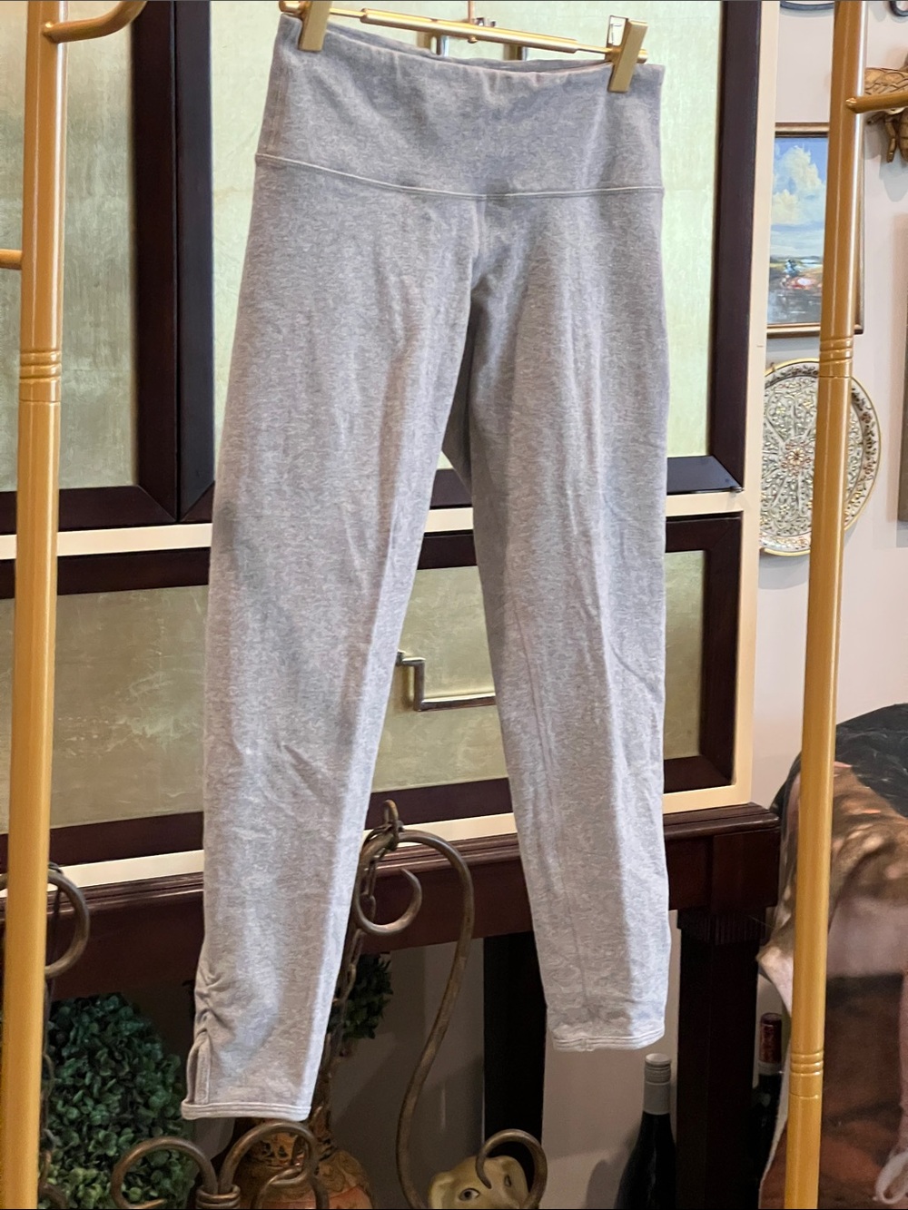 lululemon athletica Light Gray High-Rise Leggings